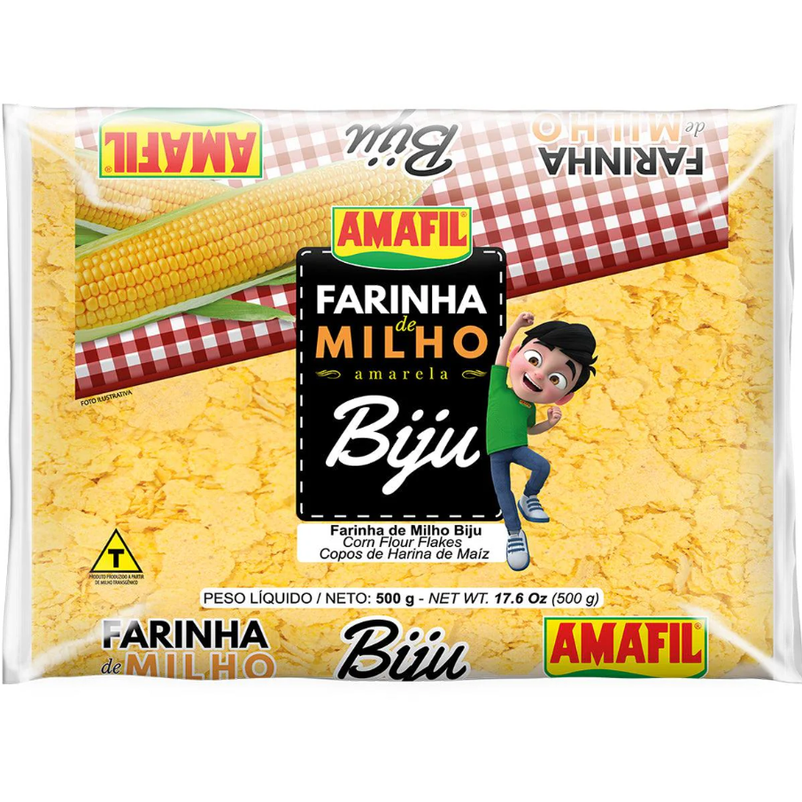 AMAFIL FARINHA AMARELA DE MILHO BIJU 500G
