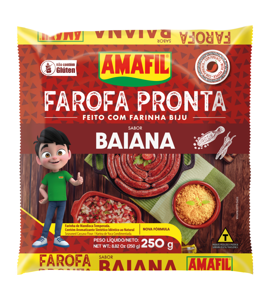 AMAFIL FAROFA DE MANDIOCA BAIANA 250G