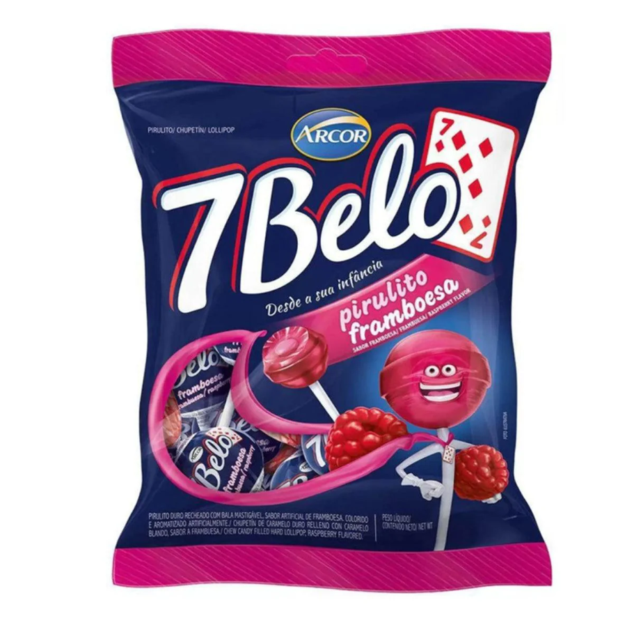 ARCOR 7 BELO PIRULITO FRAMBOESA 120G