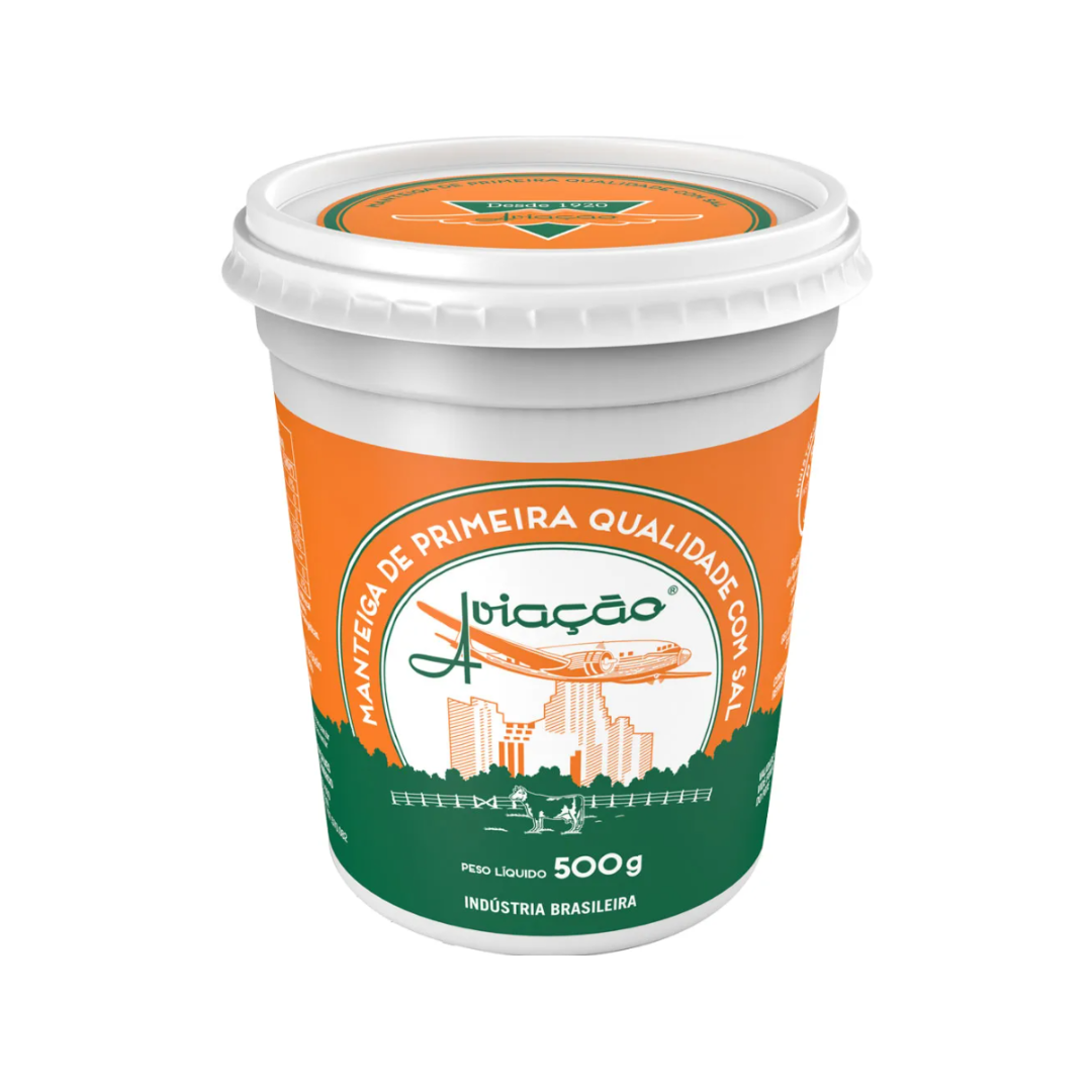 AVIACAO MANTEIGA POTE 500G