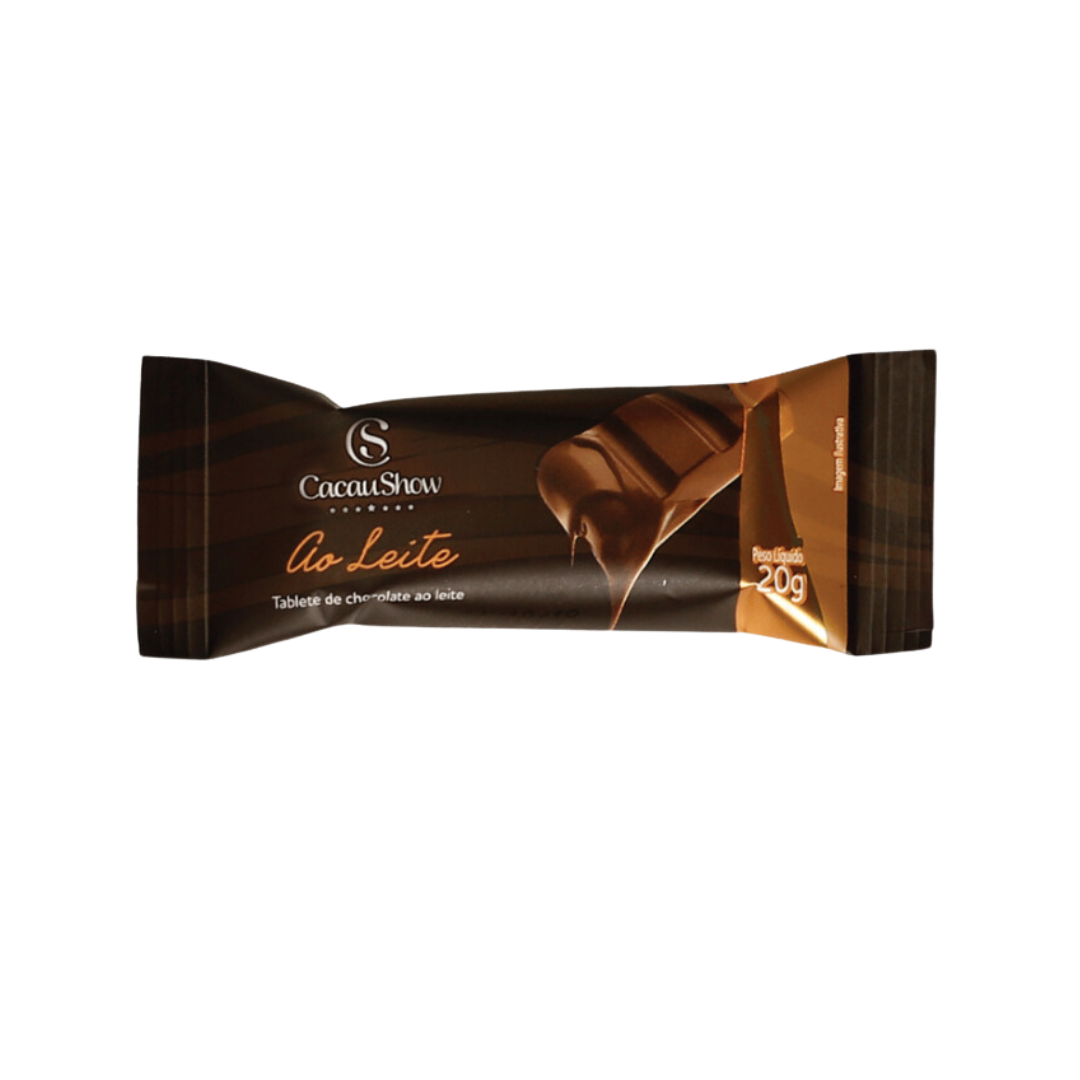 CACAU SHOW TABLETE AO LEITE 20G