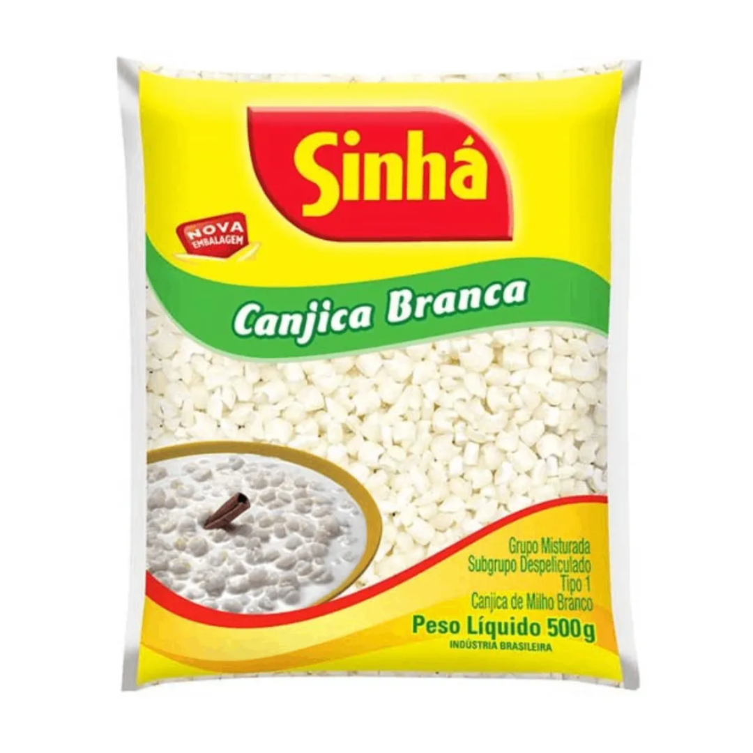 CANJICA DE MILHO BRANCA 500G SINHA