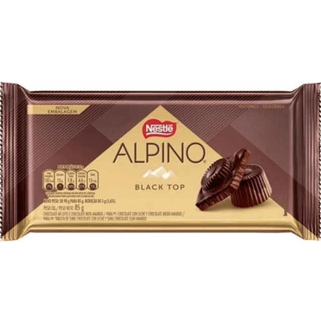 CHOCOLATE NESTLE ALPINO BLACK TOP 85G