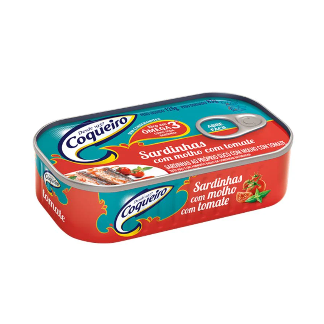 COQUEIRO SARDINHA C/TOMATE 125G