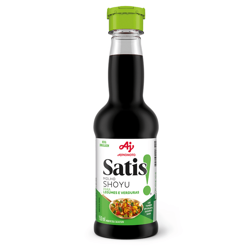 MOLHO SHOYU SATIS LEGUMES E VERDURAS 150ML