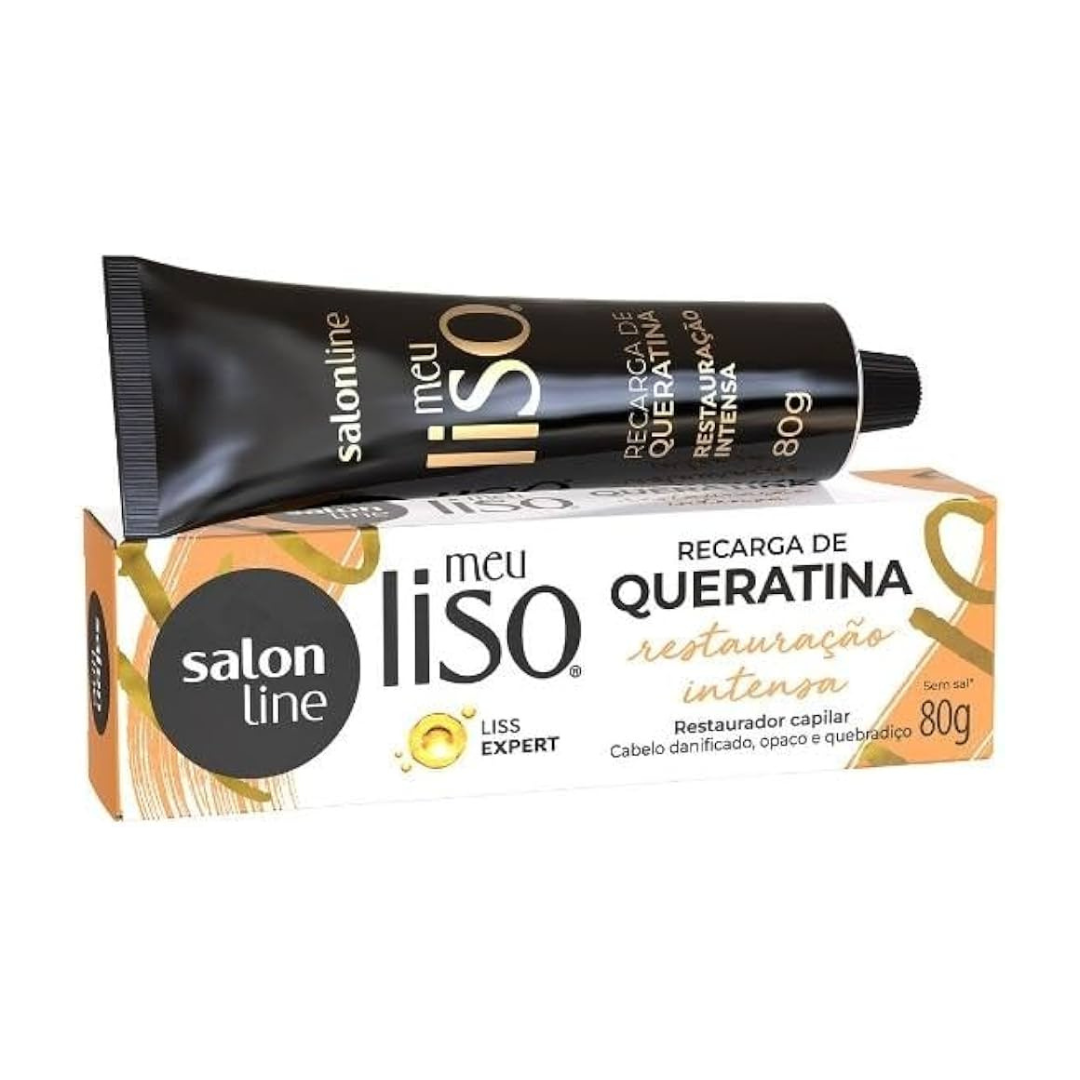 SALONLINE MEU LISO RESTAURACAO INTENSA RECARGA DE QUERATINA 80G