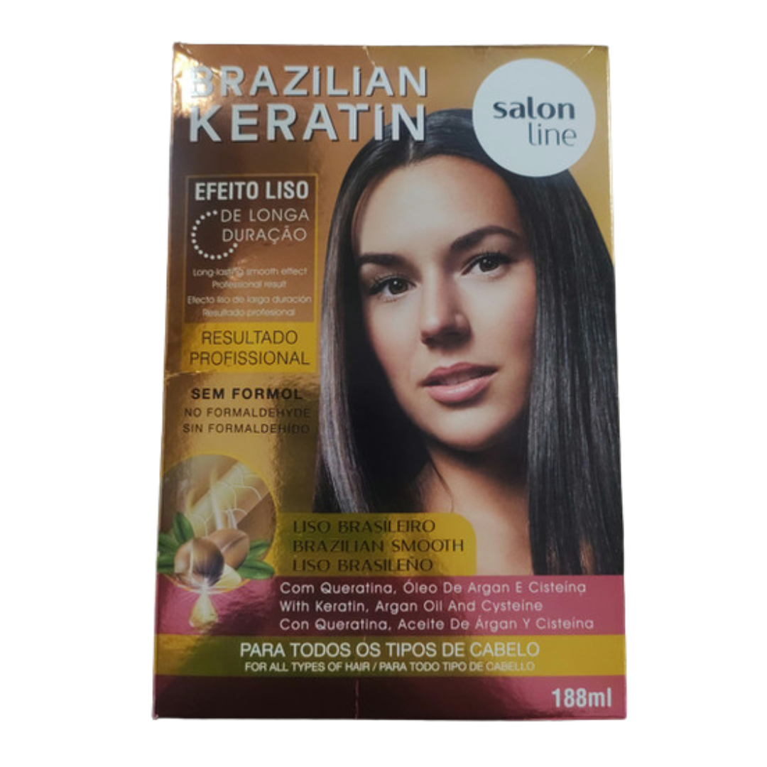 SALONLINE QUERATINA EFEITO LISO OLEO DE ARGAN 188ML