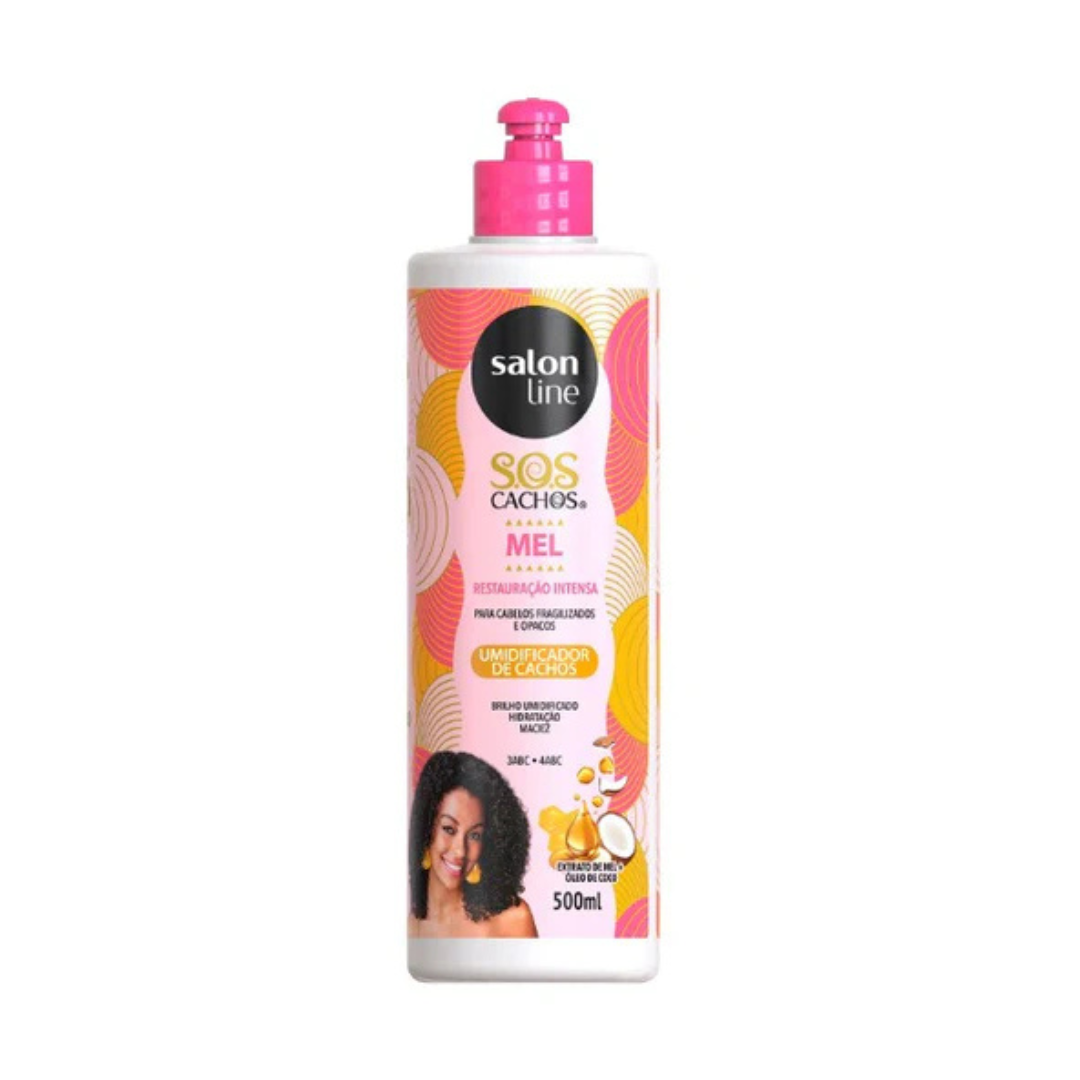 SALONLINE UMIDIFICADOR CACHOS MEL 500ML