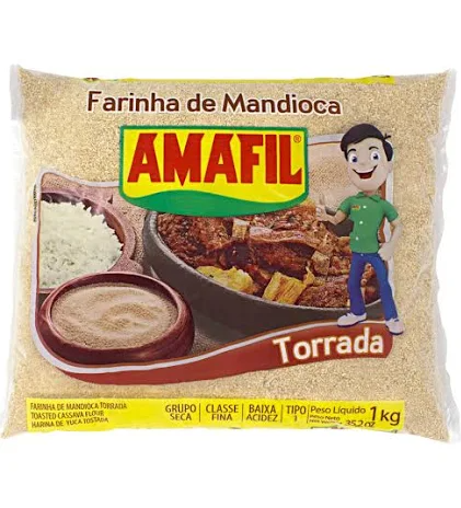 AMAFIL FARINHA MANDIOCA TORRADA 1KG