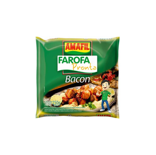 AMAFIL FAROFA MANDIOCA BACON  250 G