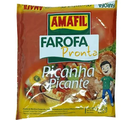 AMAFIL FAROFA PRONTA PICANHA PICANTE 250G