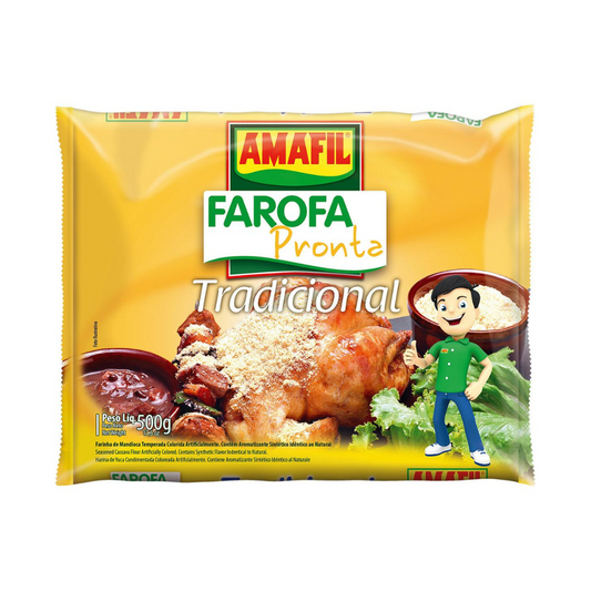 AMAFIL FAROFA MANDIOCA PRONTA TRADICIONAL 500g