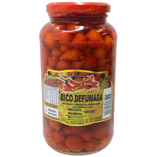 AROMA DE MINAS PIMENTA BIQUINHO VERMELHA 420G