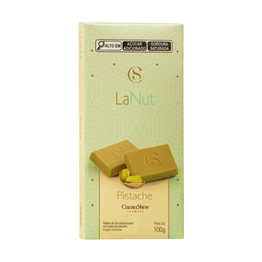 CACAU SHOW LANUT PISTACHE 100G