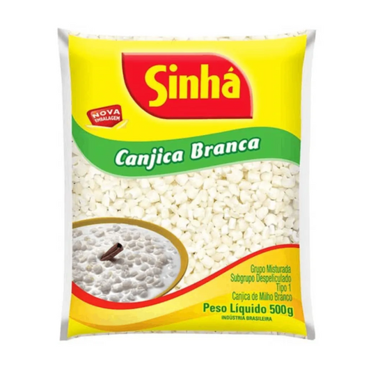 CANJICA DE MILHO BRANCA 500G SINHA