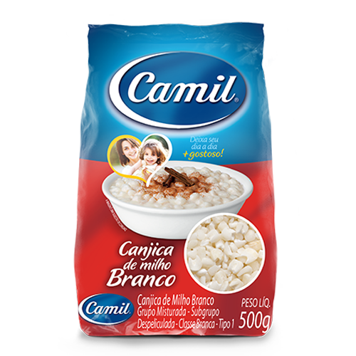 CANJICA DE MILHO BRANCO CAMIL 500G