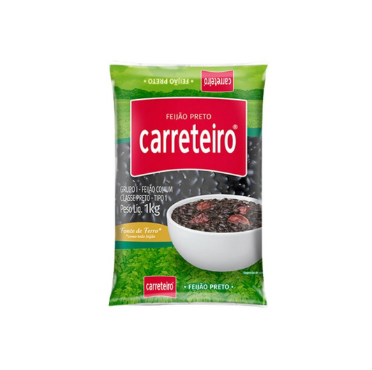 CARRETEIRO FEIJAO PRETO 1KG
