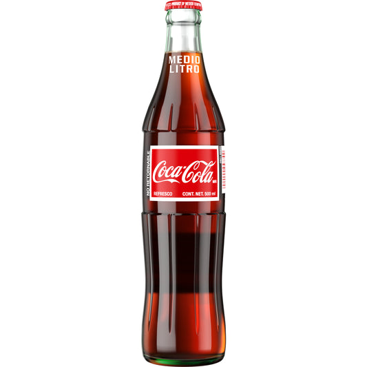 COCA COLA GLASS BOTTLE 500ML