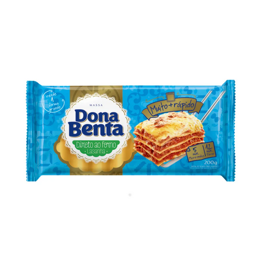 DONA BENTA DIRETO AO FORNO MASSA PARA LASANHA 200 G