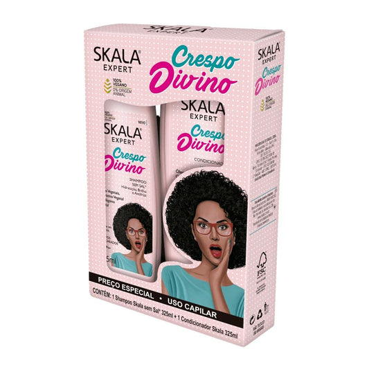 KIT SHAMPOO+CONDICIONADOR CRESPO DIVINO SKALA 325ML