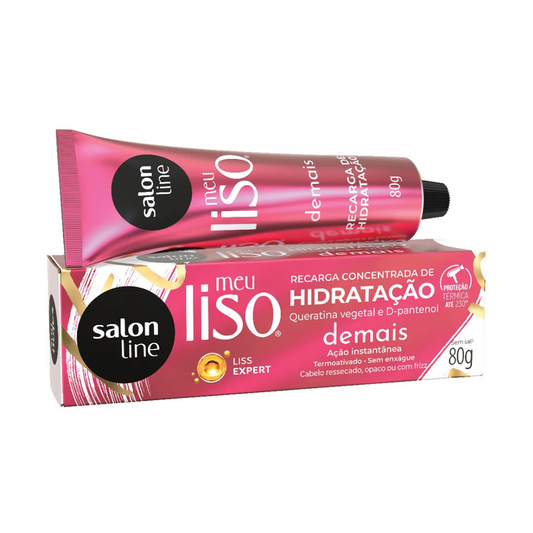 SALONLINE MEU LISO RECARGA DE HIDRATACAO QUERATINA DEMAIS 80G