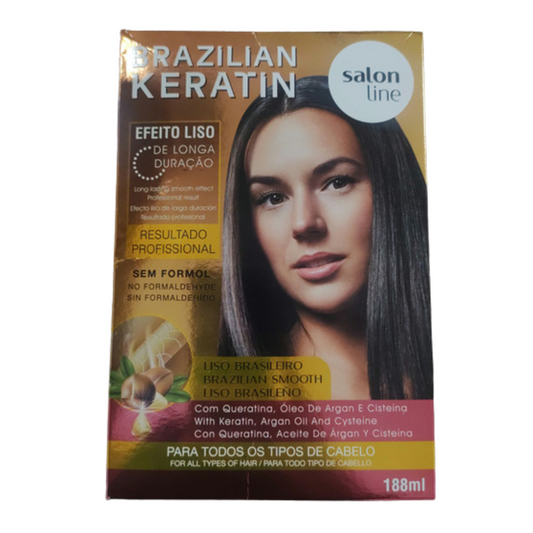 SALONLINE QUERATINA EFEITO LISO OLEO DE ARGAN 188ML