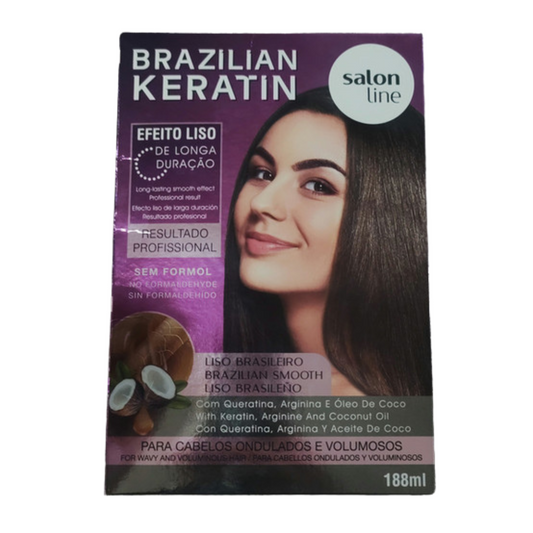 SALONLINE QUERATINA OLEO DE COCO PRA CABELOS ONDULADOS 188ML