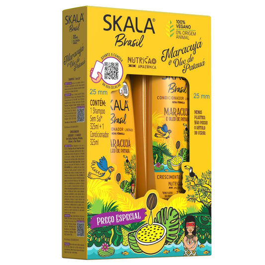 SKALA SHAMPOO/COND MARACUJA E OLEO PATAUA 325ML